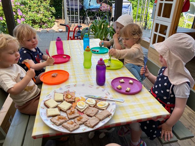 Frokost i haven